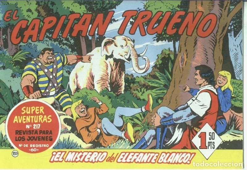 Comics: El Capitan Trueno facsimil numero 159: El misterio del elefante blanco - Varios