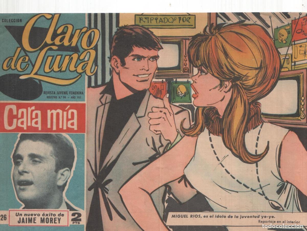 Fumetti: Claro de Luna numero 326: reportaje sobre Miguel Rios (numerado 1 en trasera) - Jaime Morey-Carmen b