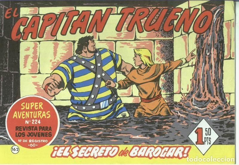 C&oacute;mics: El Capitan trueno facsimil numero 162: El secreto de Barogar - Varios