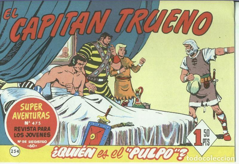 Comics: El Capitan trueno facsimil numero 254: Quien es el Pulpo - Angel Pardo-Victor Mora