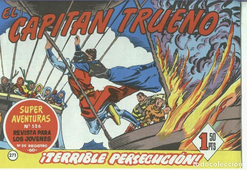 Comics: El Capitan trueno facsimil numero 271: Terrible persecucion - Angel Pardo-Victor Mora