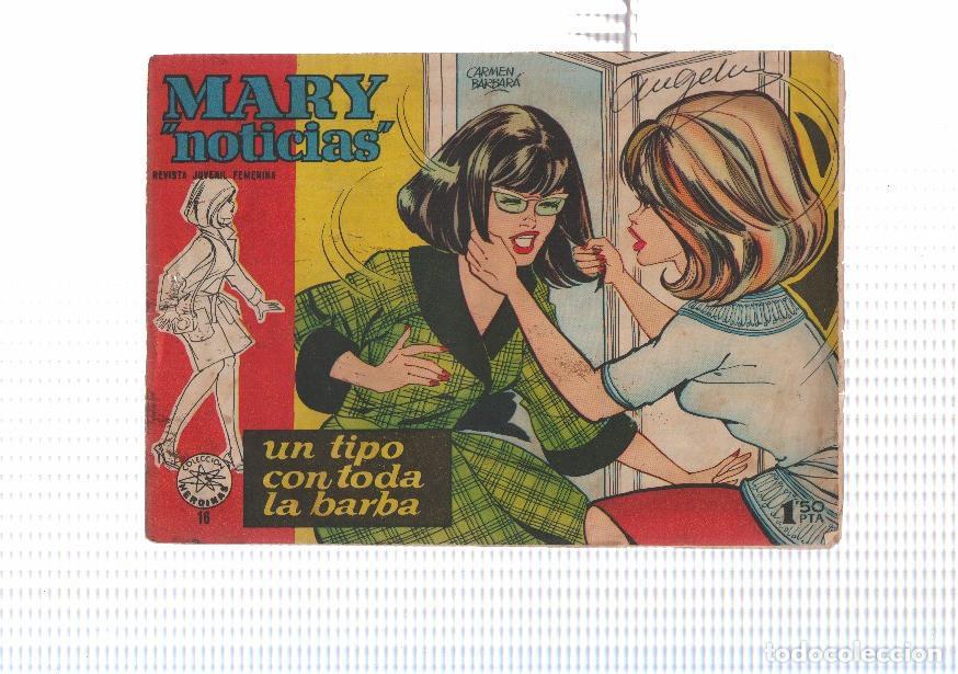 C&oacute;mics: Mary Noticias numero 016: Un tipo con toda la barba, foto trasera de Jayne Mansfield - Roy Mark-Carm