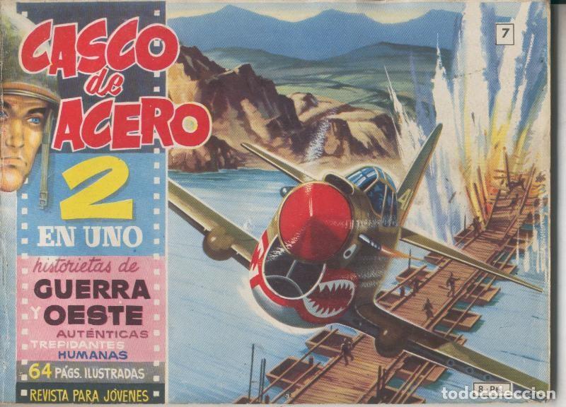 Comics: Casco de Acero 2 en uno numero 07: Favor por favor, Guam peque&ntilde;o infierno, Abriendo brecha, Cara y c