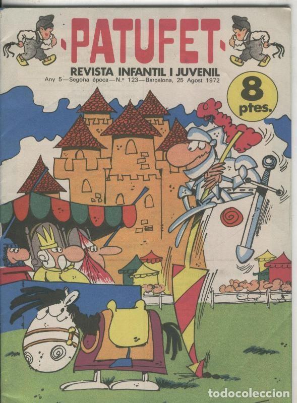 C&oacute;mics: Patufet segona epoca numero 123: El rei de la cerdanya, Joan Pasanau i el sistema fotomecanic, M&ordf; Te