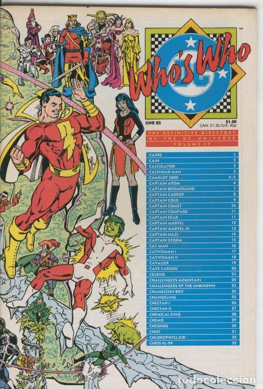 C&oacute;mics: Who&acute;s Who volumen 04 de junio 1985 - Varios - Foto 1