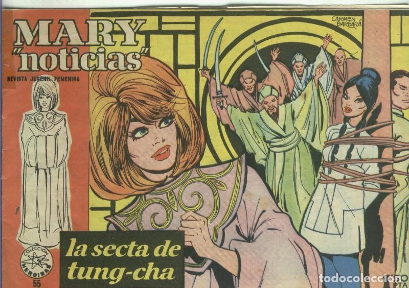 Comics : Mary Noticias numero 055: foto artista Sal Mineo, La secta de Tung-Cha - Roy Mark-Carmen barbara
