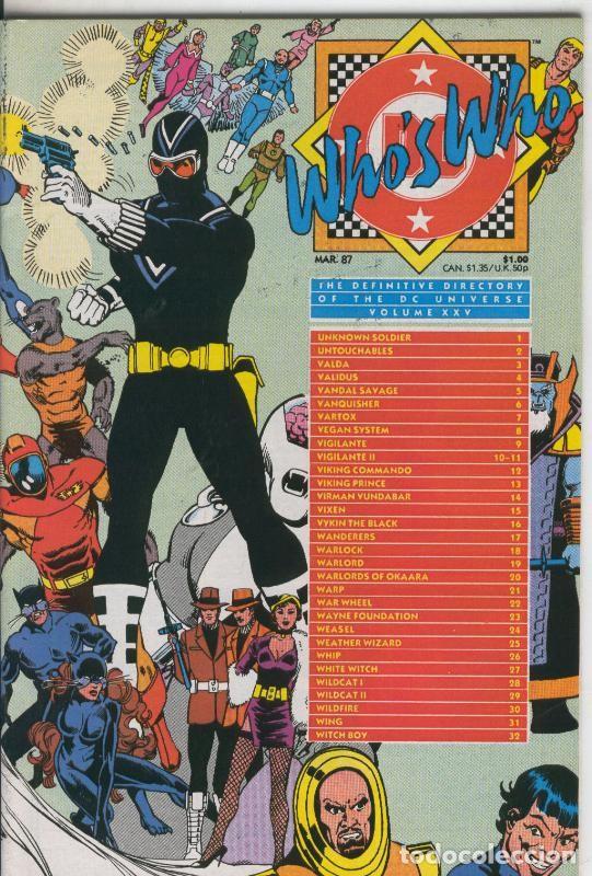 C&oacute;mics: Who&acute;s Who volumen 25 de marzo 1987 - Varios - Foto 1