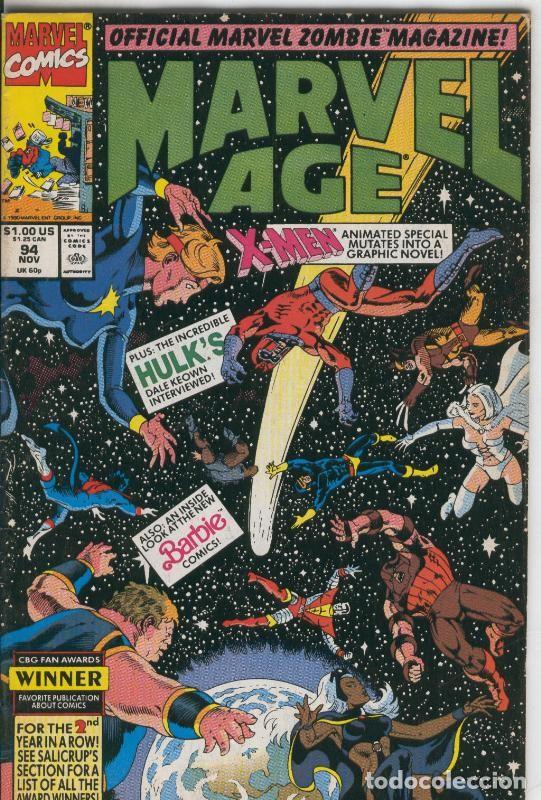 C&oacute;mics: Marvel Age numero 094 de 1990 - Varios - Foto 1