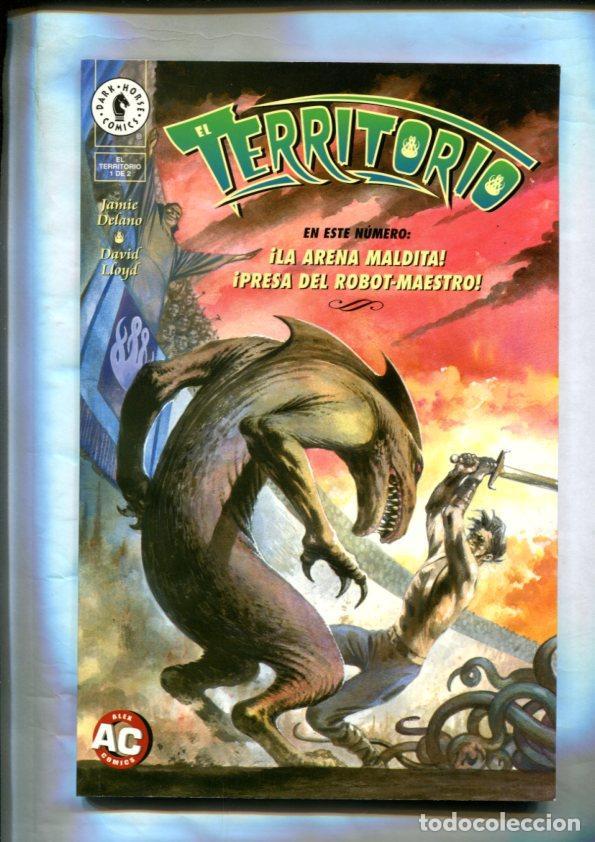 Comics : El territorio: la arena maldita y Presa del robot maestro - Jamie Delano - David Lloyd