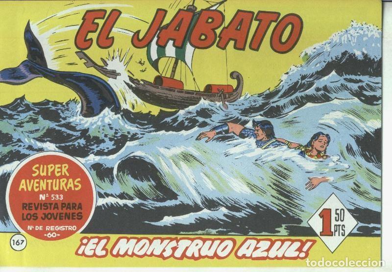 C&oacute;mics: El Jabato facsimil numero 167: El monstruo azul - Darnis - Foto 1