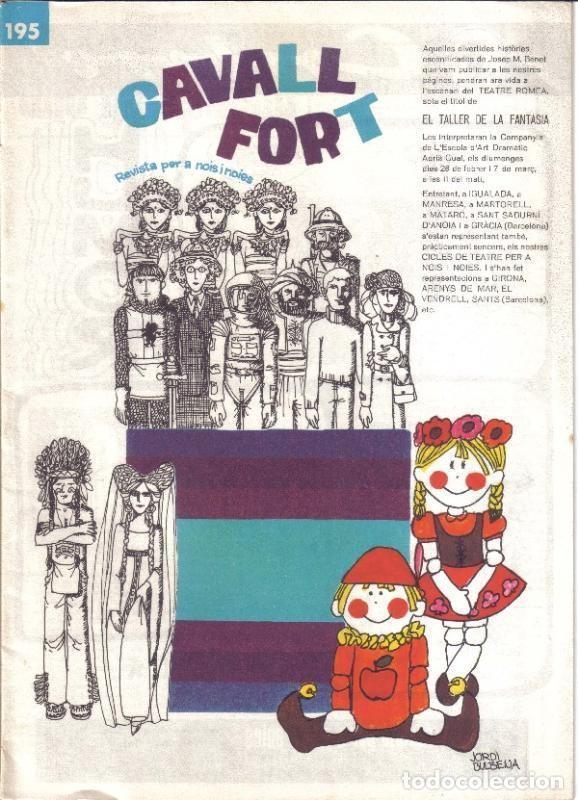 C&oacute;mics: Cavall Fort numero 195 - Varios - Foto 1