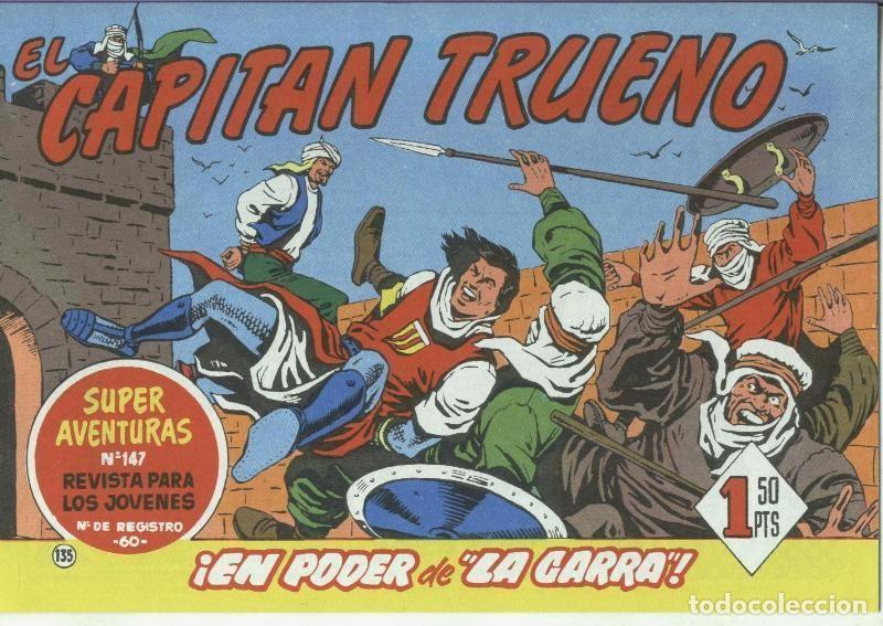 C&oacute;mics: El Capitan Trueno facsimil numero 135: En poder de La Garra - Varios - Foto 1