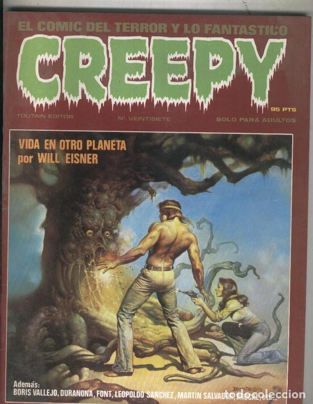 Comics: Creepy numero 27: Vida en otro planeta por will eisner, la tercera noche de duelo por Jaime Brocal,
