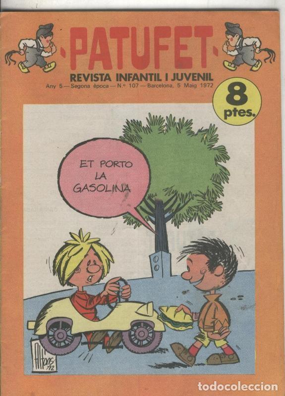 Comics: Patufet segona epoca numero 107: Lluis M.Millet, director de l'orfeo catala, El rei de la cerdanya,