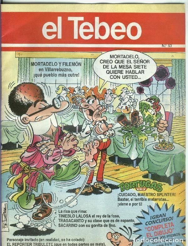 C&oacute;mics: El Tebeo edicion 1991 numero 053 - Varios