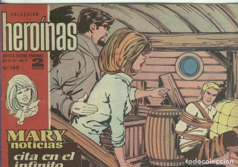 Comics: Mary Noticias numero 160: trasera foto de Carroll Baker - Roy Mark-Carmen barbara