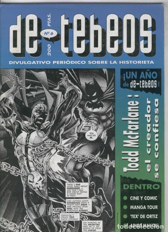 C&oacute;mics: Fanzine: De Tebeos numero 06 - Varios - Foto 1