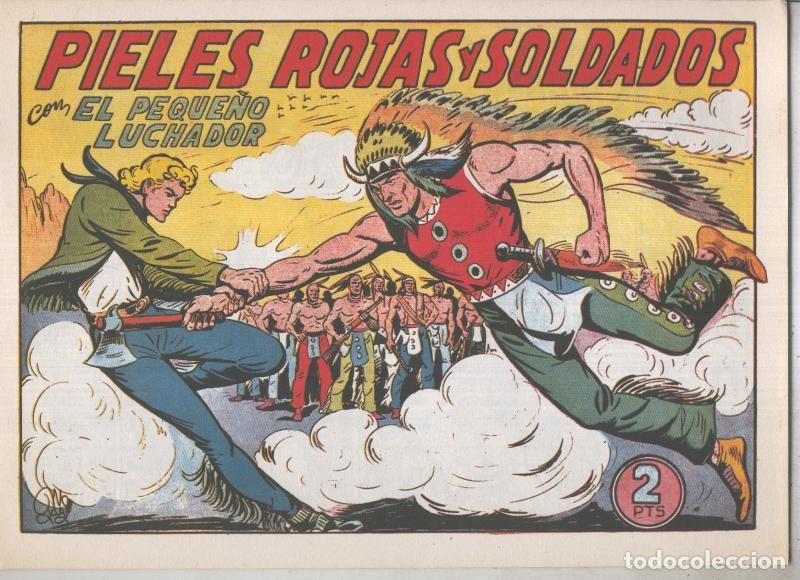 Comics: El Peque&ntilde;o Luchador facsimil numero 155: Pieles rojas y soldados - Manuel Gago