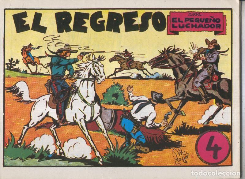 Comics: Facsimil El Peque&ntilde;o Luchador, dos en uno numero 04: El regreso y Guerra en la colonia - Manuel Gago