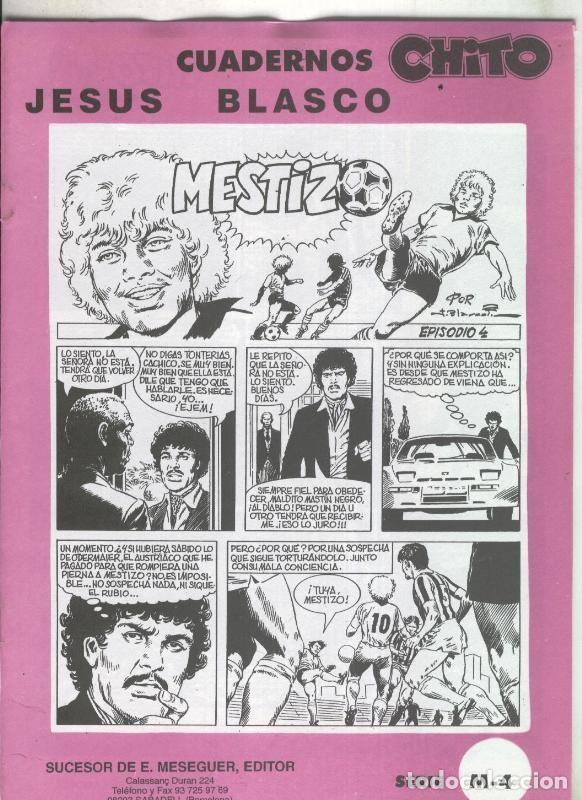 C&oacute;mics: Cuadernos Chito: Mestizo numero 4 - Jesus Blasco - Foto 1