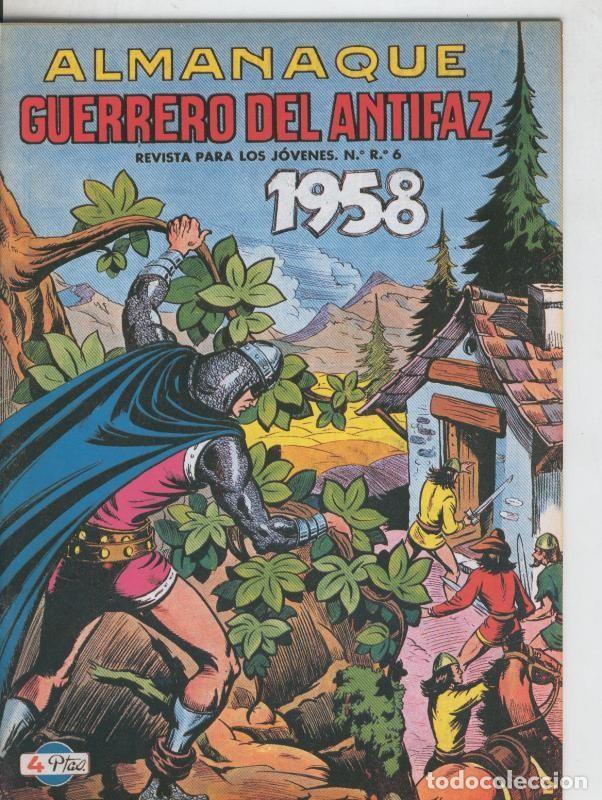 Comics: El Guerrero del Antifaz almanaque facsimil 1958 - Manuel Gago