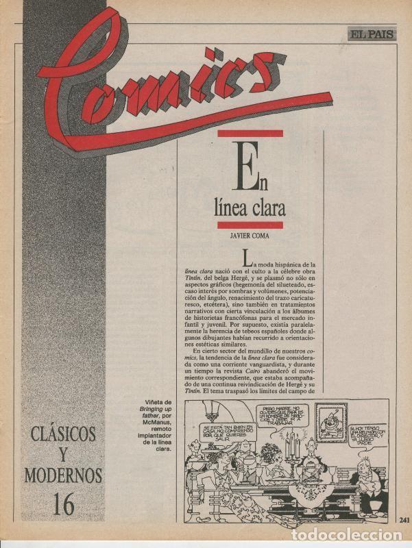 C&oacute;mics: Comics.Los: clasicos y modernos: fasciculo 16 - Javier Coma - Foto 1