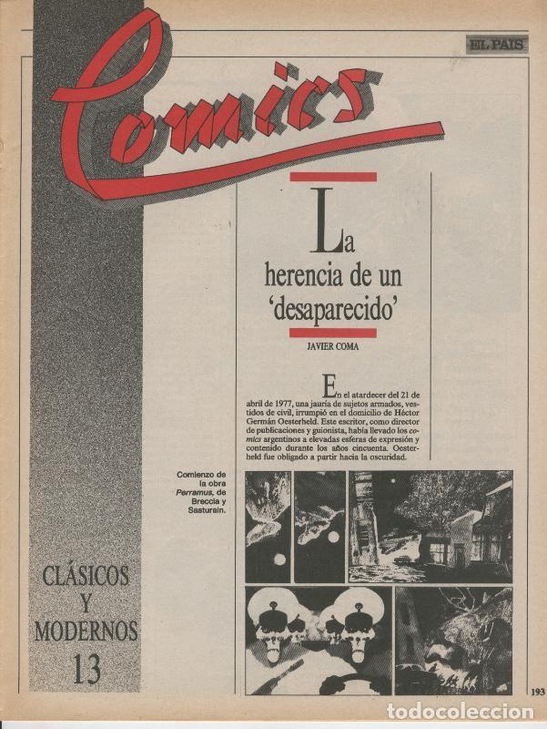 C&oacute;mics: Comics.Los: clasicos y modernos: fasciculo 13 - Javier Coma - Foto 1