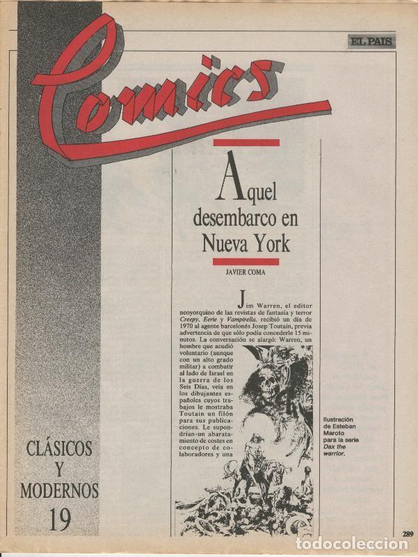 C&oacute;mics: Comics.Los: clasicos y modernos: fasciculo 19 - Javier Coma - Foto 1