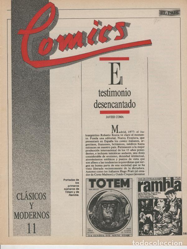 C&oacute;mics: Comics.Los: clasicos y modernos: fasciculo 11 - Javier Coma - Foto 1