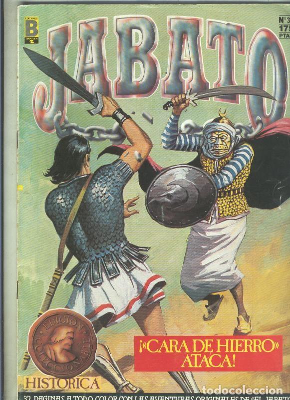 Comics : Jabato edicion historica primera edicion numero 037: Cara de hierro ataca (numerado 2 en trasera) -