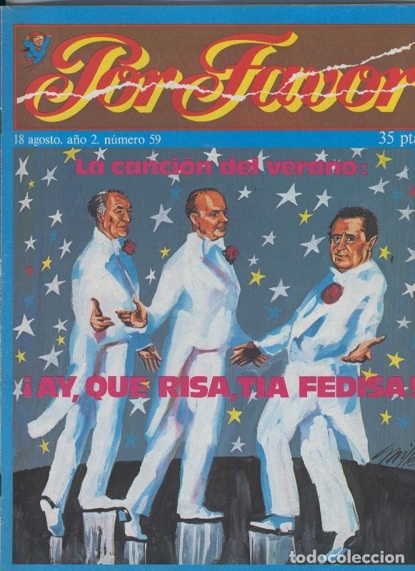 Comics: Por Favor numero 059, 18 agosto 1975: La cancion del verano - Varios