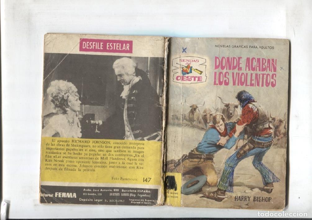 C&oacute;mics: Sendas del Oeste numero 147: Donde acaban los violentos - Varios - Foto 1