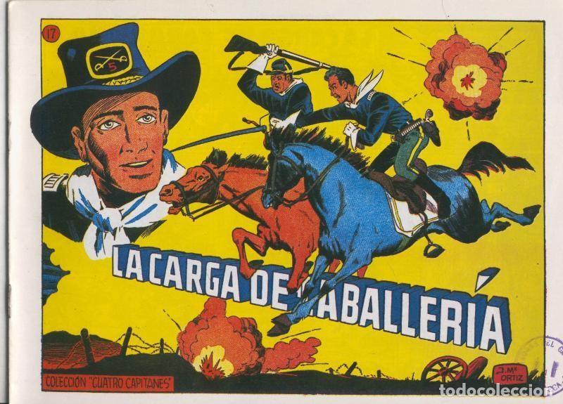 C&oacute;mics: Cuatro Capitanes, facsimil numero 17: La carga de caballeria - Varios - Foto 1