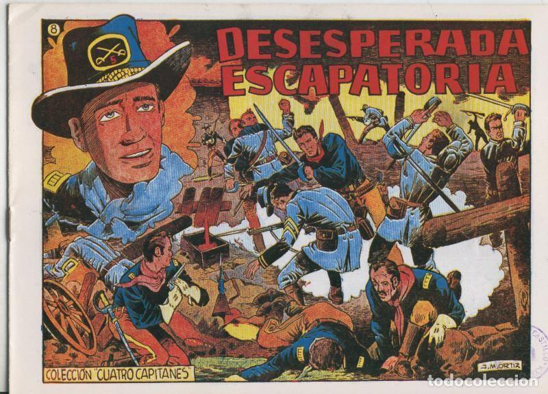 C&oacute;mics: Cuatro Capitanes, facsimil numero 08: Desesperada escapatoria - Varios - Foto 1