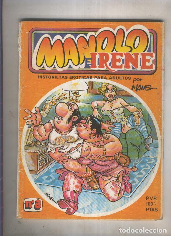 C&oacute;mics: Manolo e Irene numero 3 (numerado 3 en trasera) - Manel - Foto 1