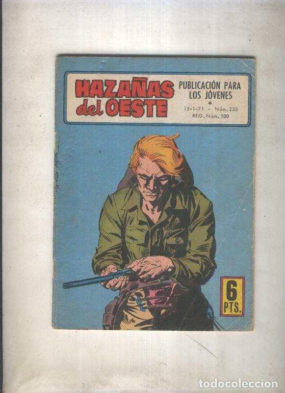 C&oacute;mics: Haza&ntilde;as del Oeste numero 233: Pistolas y pu&ntilde;os (Cesar) - Varios - Foto 1