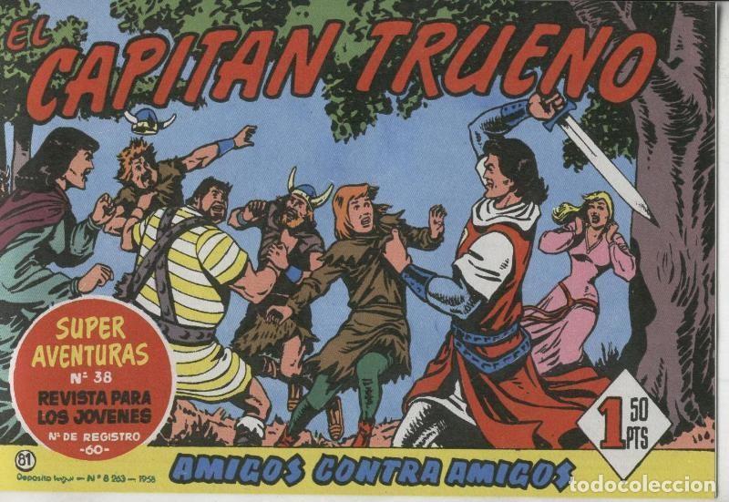 Comics : Facsimil: El Capitan Trueno numero 081: Amigos contra amigos - Varios
