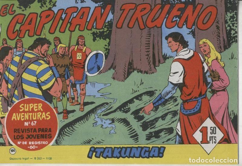 C&oacute;mics: El Capitan Trueno facsimil numero 100: Takunga - Varios - Foto 1