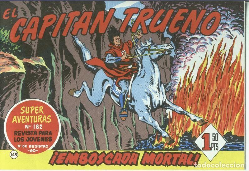 C&oacute;mics: El Capitan Trueno facsimil numero 149: Emboscada mortal - Varios - Foto 1