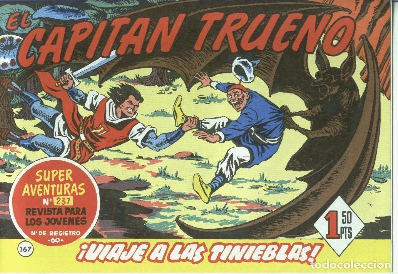 Comics: El Capitan trueno facsimil numero 167: Viaje a las tinieblas - Varios