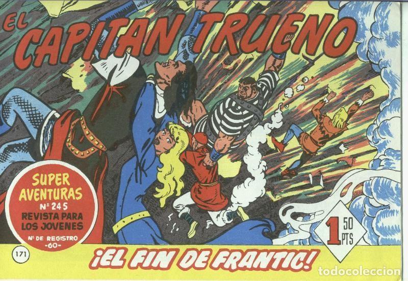 C&oacute;mics: El Capitan trueno facsimil numero 171: El fin de Frantic - Varios - Foto 1