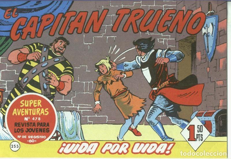 Comics : El Capitan trueno facsimil numero 255: Vida por vida - Angel Pardo-Victor Mora