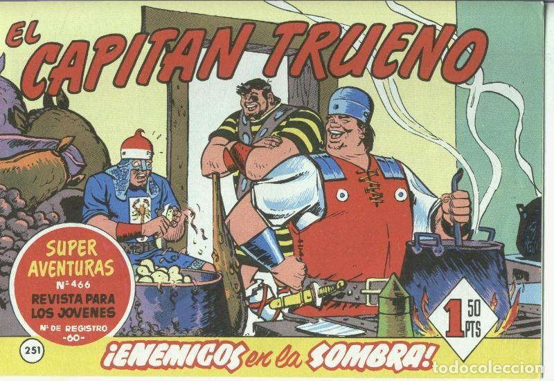 Fumetti: El Capitan trueno facsimil numero 251: Enemigos en la sombra - Angel Pardo-Victor Mora