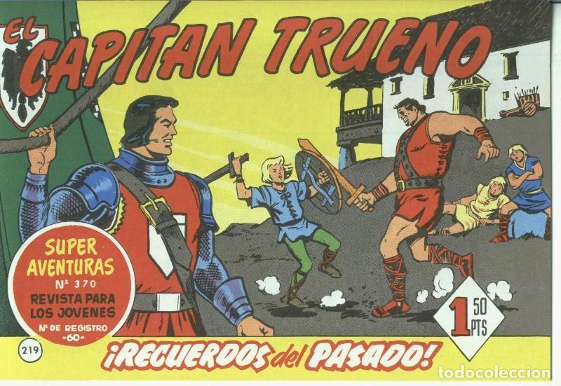 Comics : El Capitan trueno facsimil numero 219: Recuerdos del pasado - Angel Pardo-Victor Mora