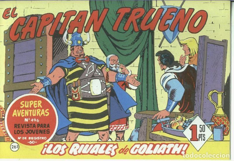 Fumetti: El Capitan trueno facsimil numero 261: Los rivales de Goliath - Angel Pardo-Victor Mora