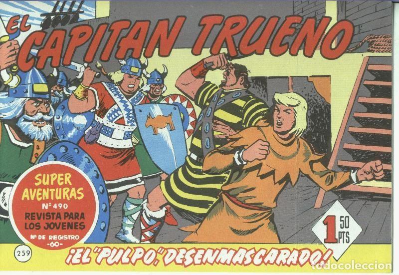 Comics : El Capitan trueno facsimil numero 259: El Pulpo desenmascarado - Angel Pardo-Victor Mora