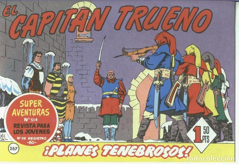 Comics : El Capitan trueno facsimil numero 267: Planes tenebrosos - Angel Pardo-Victor Mora