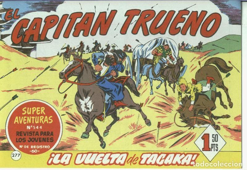 Comics: El Capitan trueno facsimil numero 277: La vuelta de Tagaka - Angel Pardo-Victor Mora