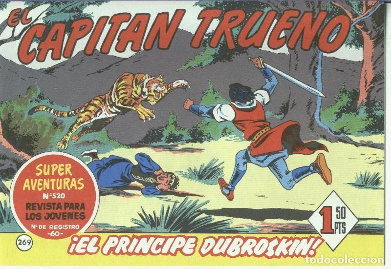 Comics: El Capitan trueno facsimil numero 269: El principe Dubroskin - Angel Pardo-Victor Mora