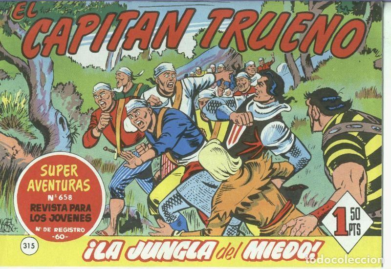 Comics: El Capitan trueno facsimil numero 315: La jungla del miedo - Varios